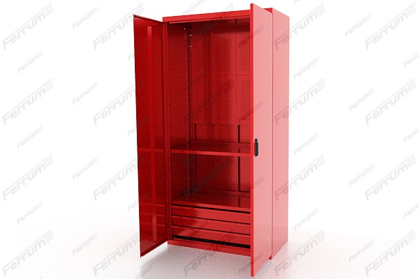 Dulap pentru scule "Classic" 2 rafturi / 3 sertare